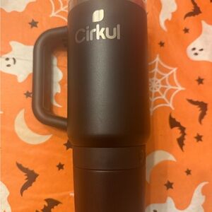 Carbon Black Travel Tumbler